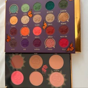 DUO—Melt Cosmetics Amor Y Mariposas eyeshadow palette & Monarca blush palette.